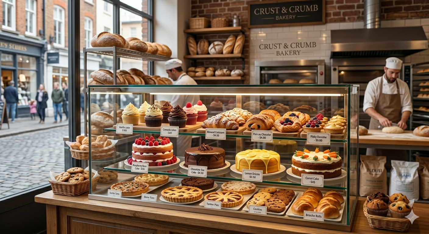 Bakery showcase preview