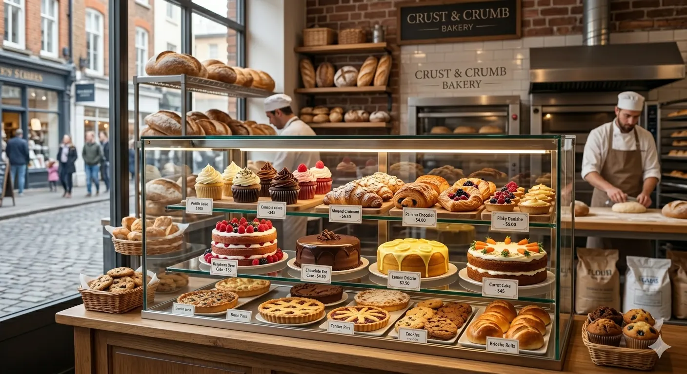 Bakery showcase preview