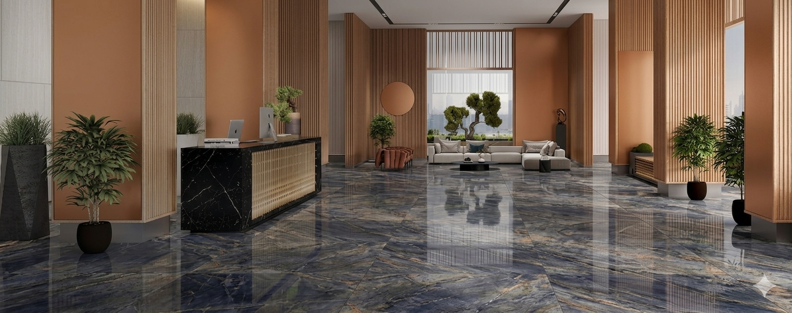 Premium tile room scene 1