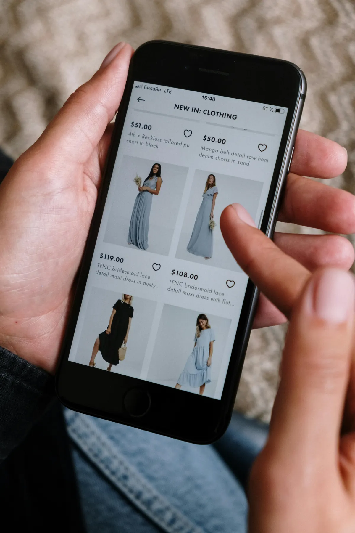 Premium e-commerce storefront preview