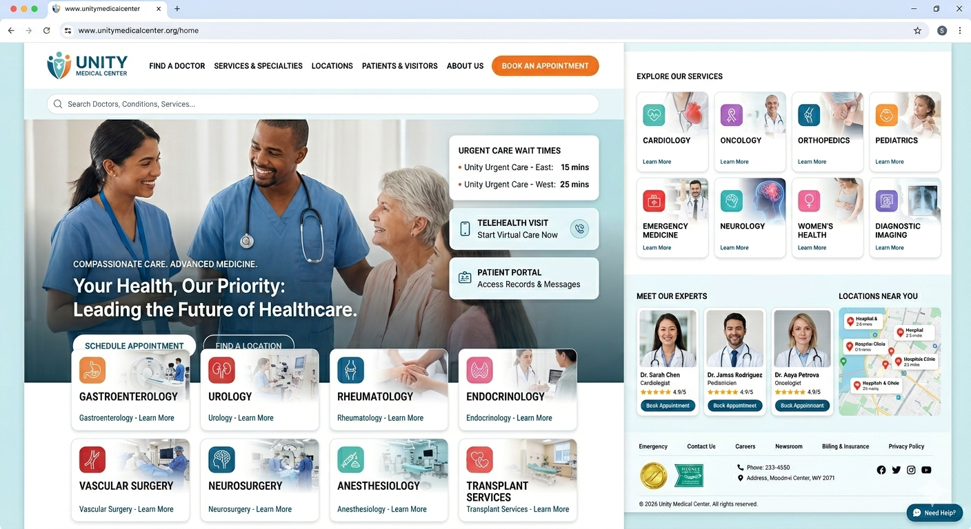 Hospital showcase preview