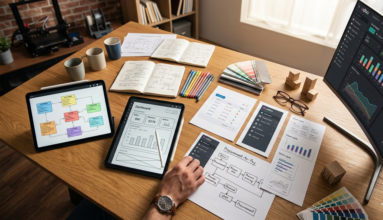 Export ERP Dashboard Preview